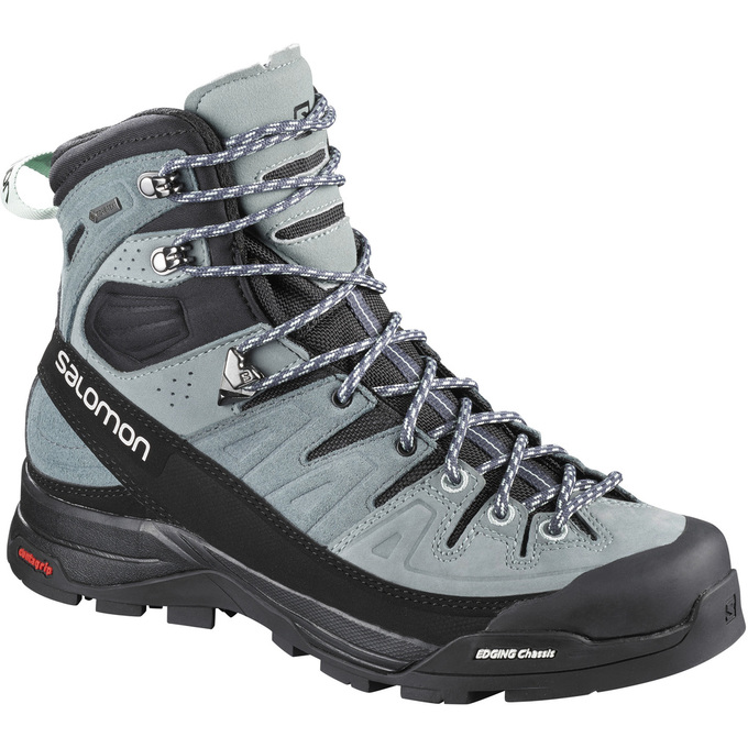 Buty Turystyczne Damskie Salomon X ALP HIGH LTR GTX® W - Głęboka Turkusowe / Czarne - Polska (921-UB